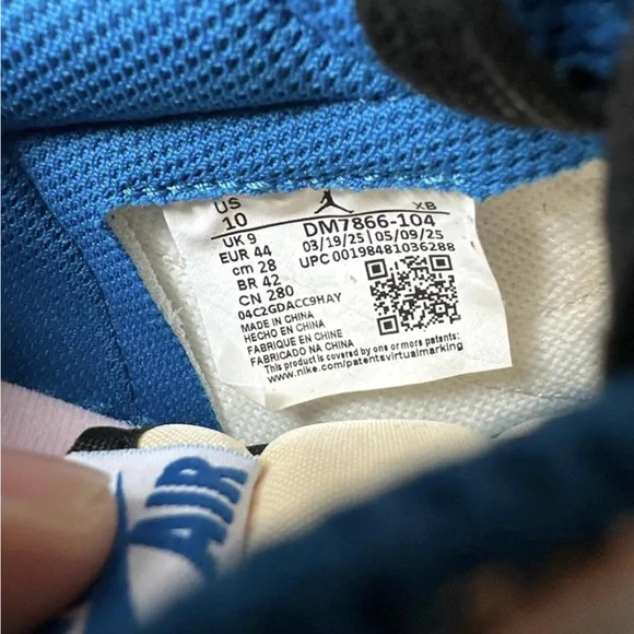 Jordan 1 Retro Low OG SP Fragment x Travis Scott (Sail/blue) - Picture 9 of 13